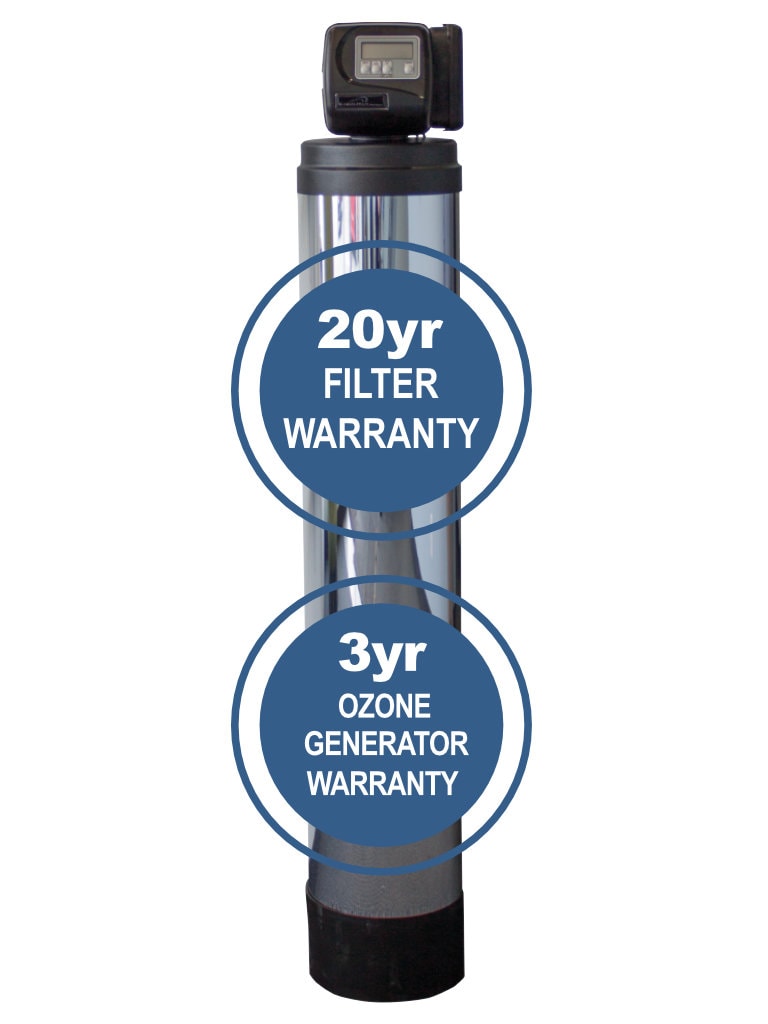 Excalibur Premium Ozone Enhanced Hybrid Chemical Free Iron/Manganese/Sulphur Filter